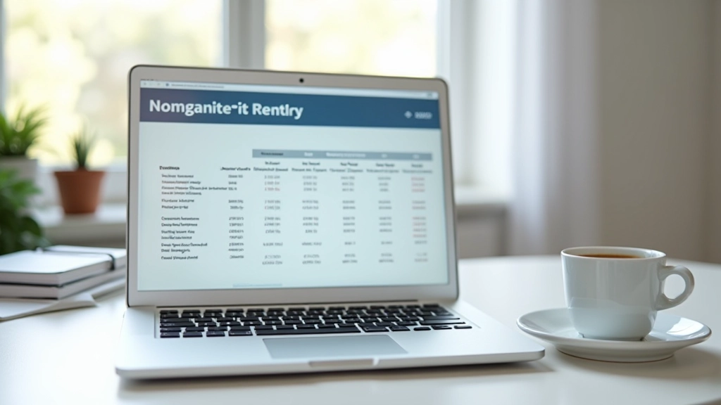 Vergleichstabelle von verschiedenen Festgeld-Angeboten auf Laptop-Bildschirm