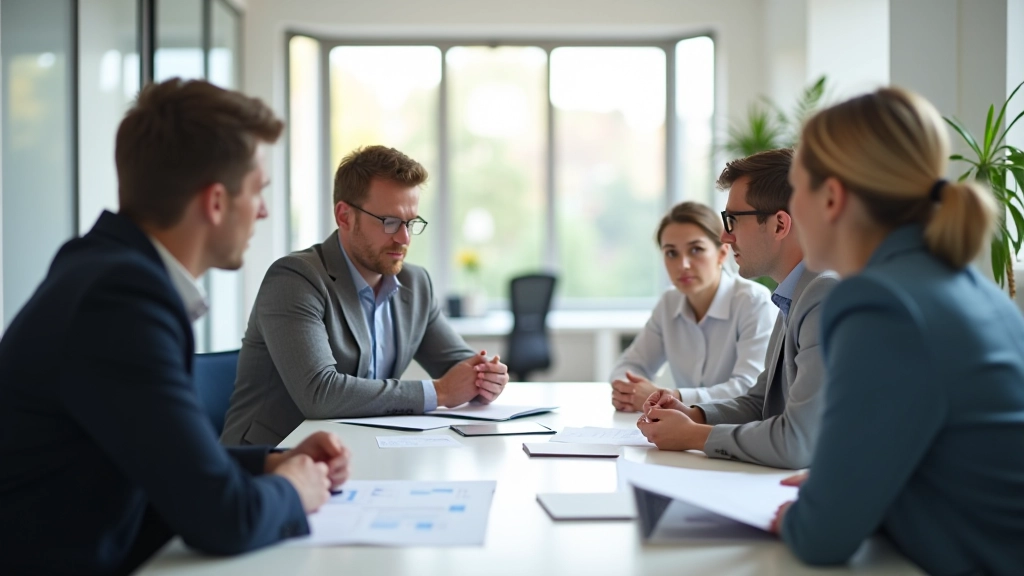 RenditeSicher GmbH Team bei der Strategieentwicklung